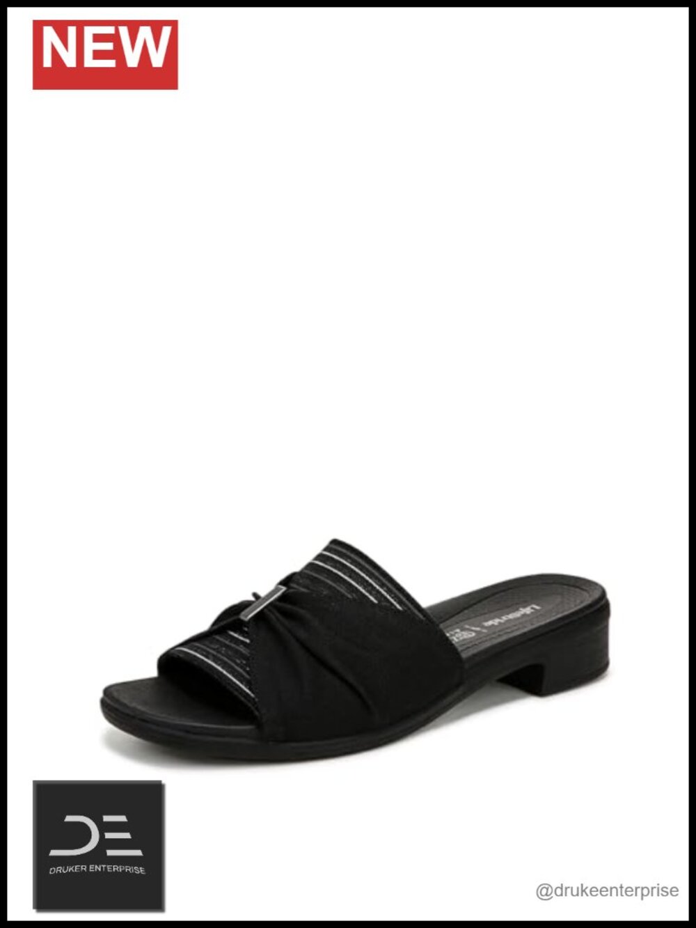 Women's Slide Sandals Stretch Jersey Fabric Round Toe Machine Washable